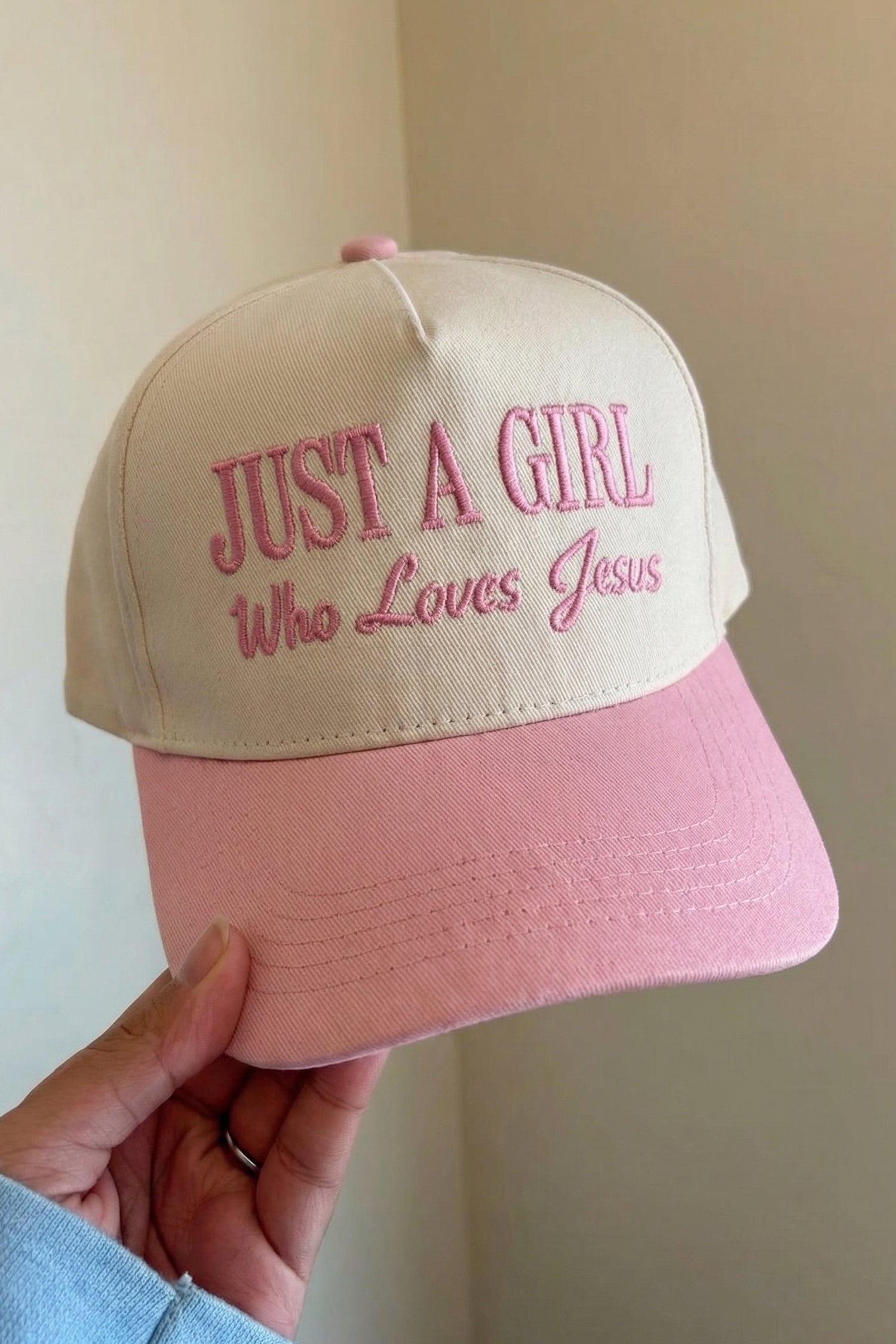 Just A Girl Who Loves Jesus Baseball Hat