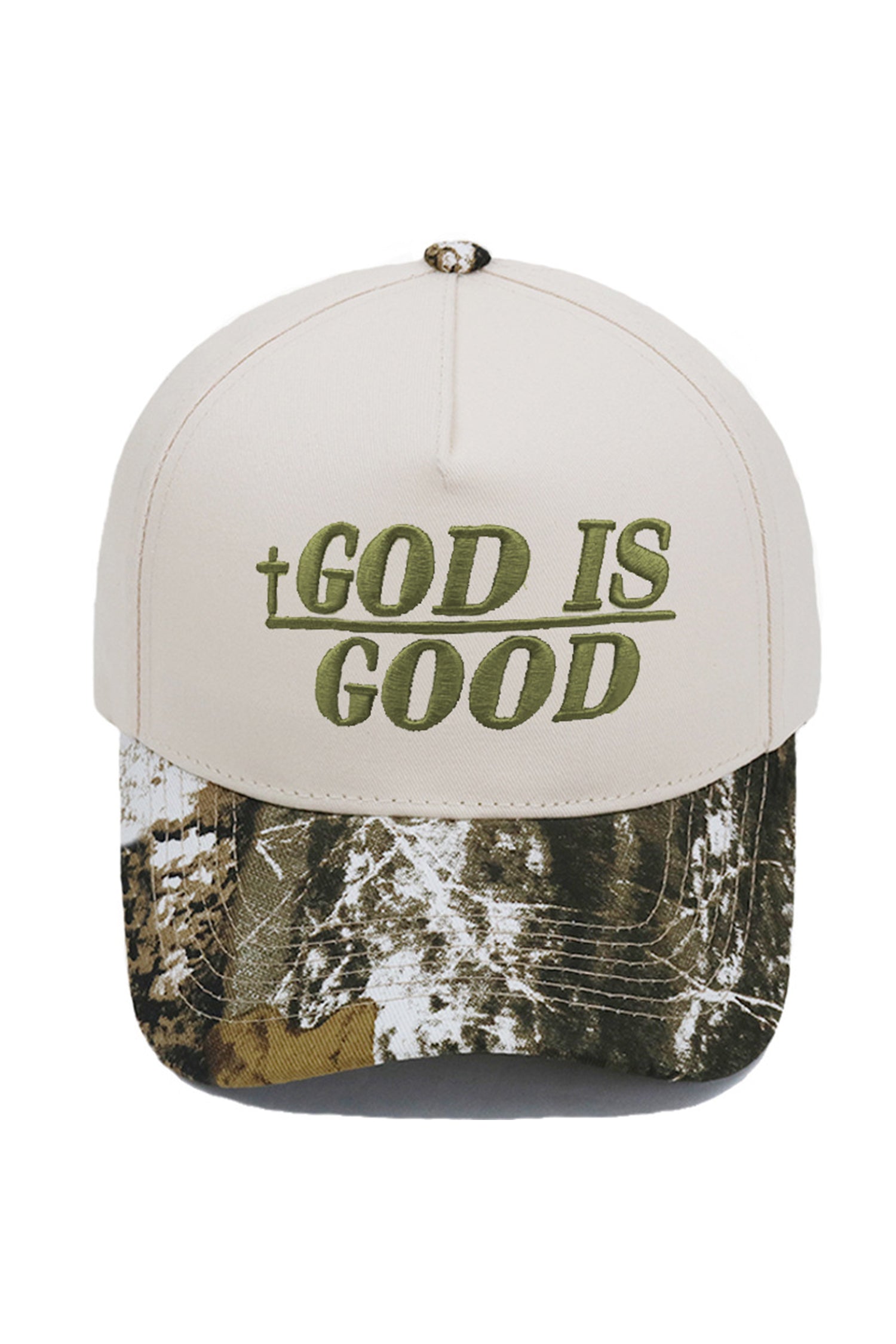 GOD IS GOOD Camo Baseball Hat