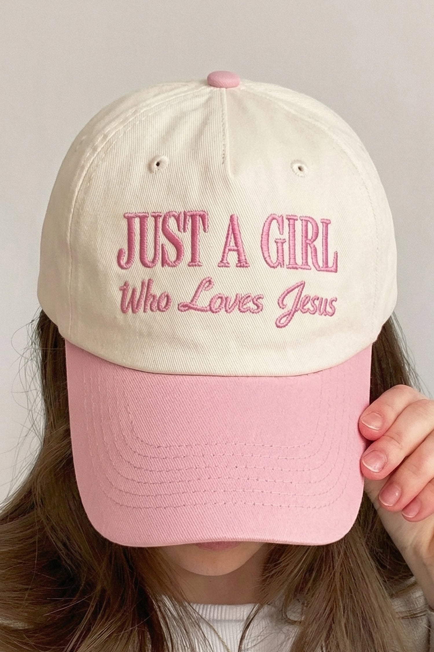 Just A Girl Who Loves Jesus Baseball Hat
